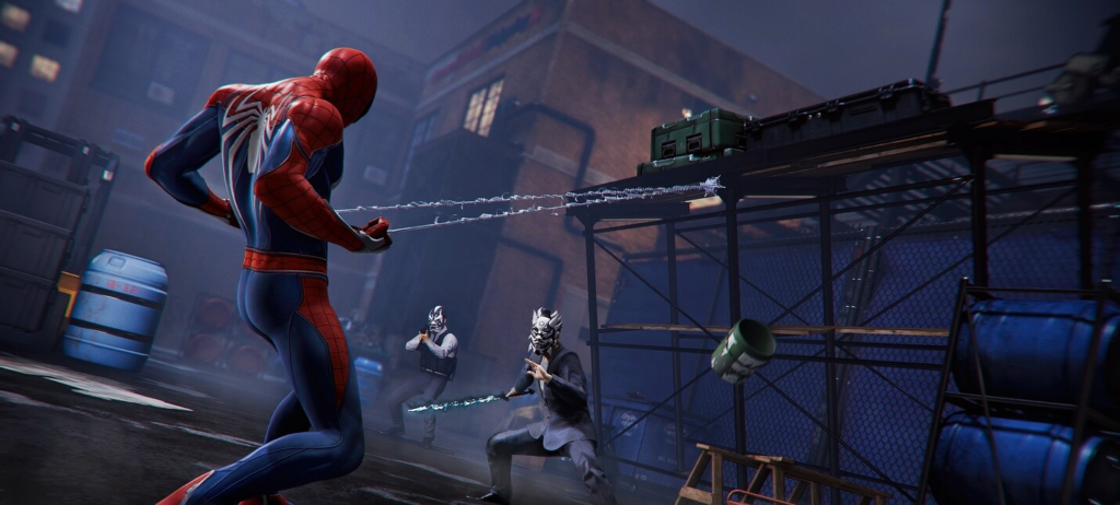 пример игры Spider-Man с геймплеем