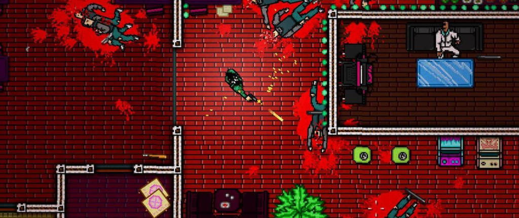 пример игры Hotline Miami с геймплеем