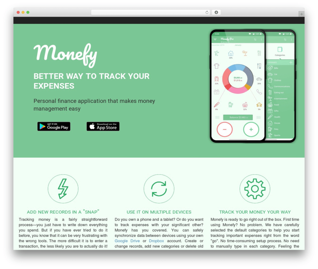 инвестиции в приложение для контроля трат